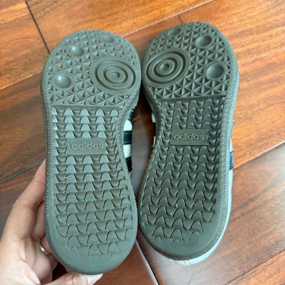 Adidas Samba Shoes in Black, White, and Gray size 2 - Picture 7 of 10